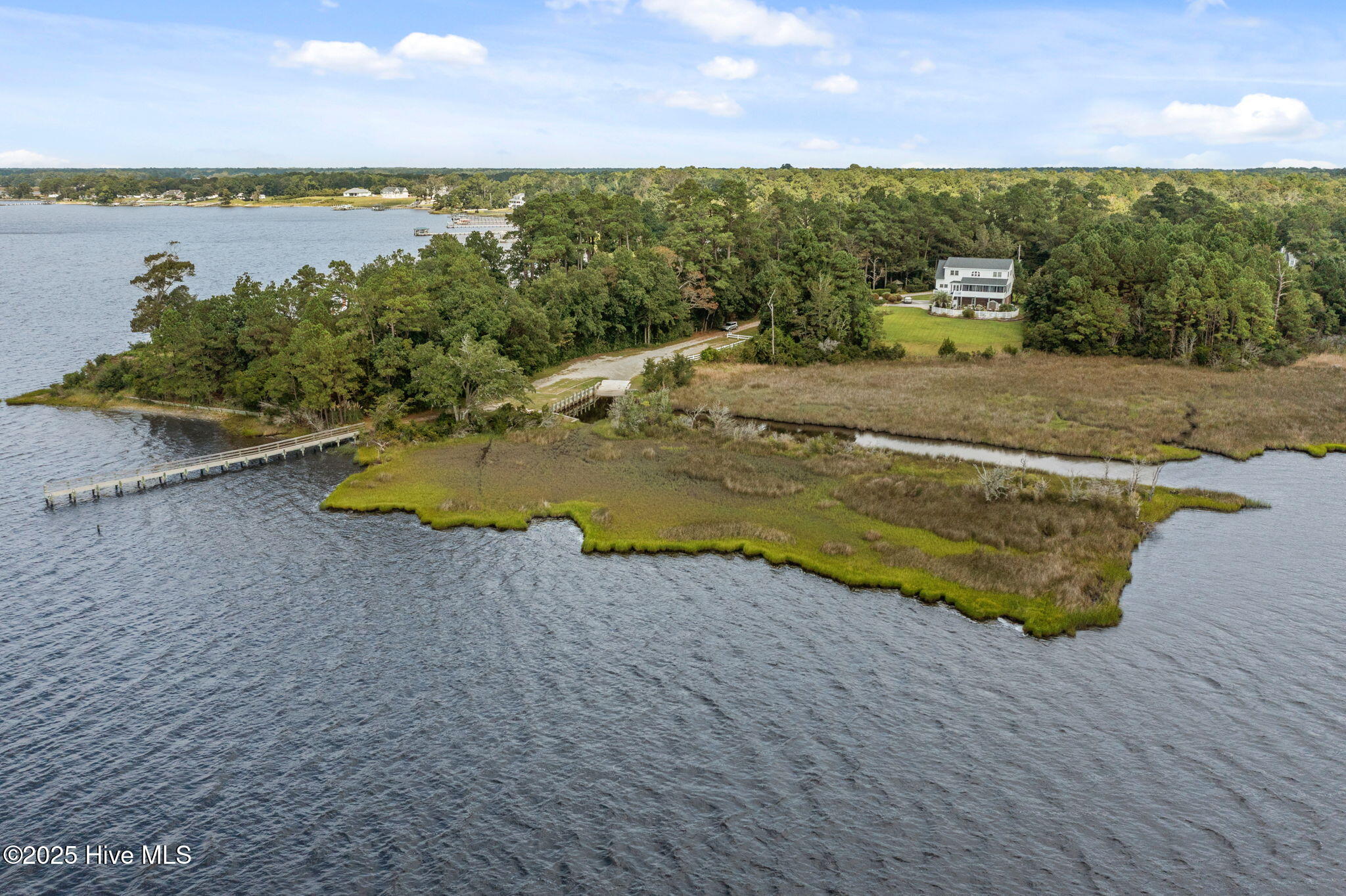 157 White Oak Bluff Road Stella, NC 28582 - Photo 54 of 61 Community boat ramp & dock