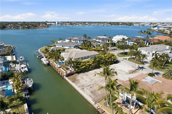 a view of a lake with outdoor space