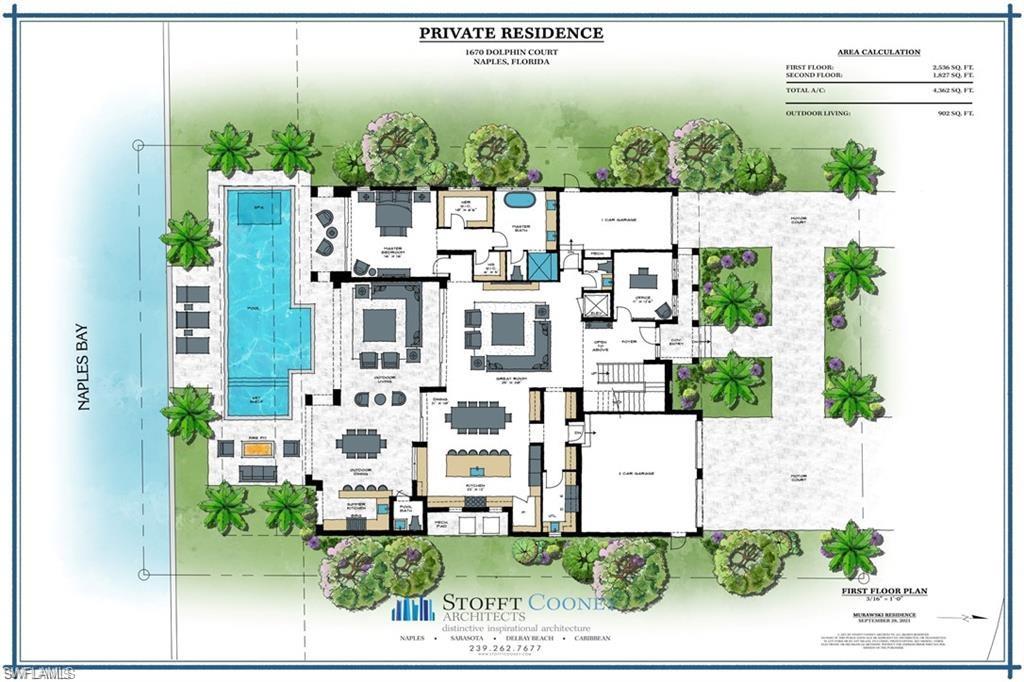 1670 Dolphin Court Naples, FL 34102 - Photo 9 of 30 Stofft Cooney Architectural Plans available if desired.