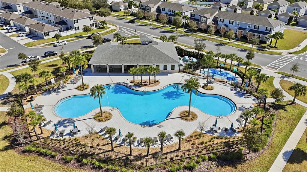 15609 Water Spring Boulevard Winter Garden, FL 34787 - Photo 31 of 36 an aerial view of a house with swimming pool and outdoor space