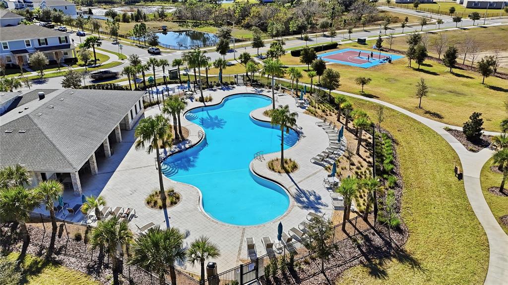 15609 Water Spring Boulevard Winter Garden, FL 34787 - Photo 33 of 36 an aerial view of residential houses with outdoor space