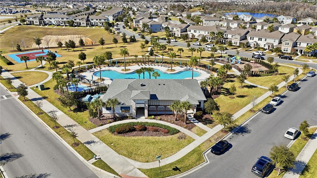 15609 Water Spring Boulevard Winter Garden, FL 34787 - Photo 5 of 36 an aerial view of house with yard swimming pool and ocean view