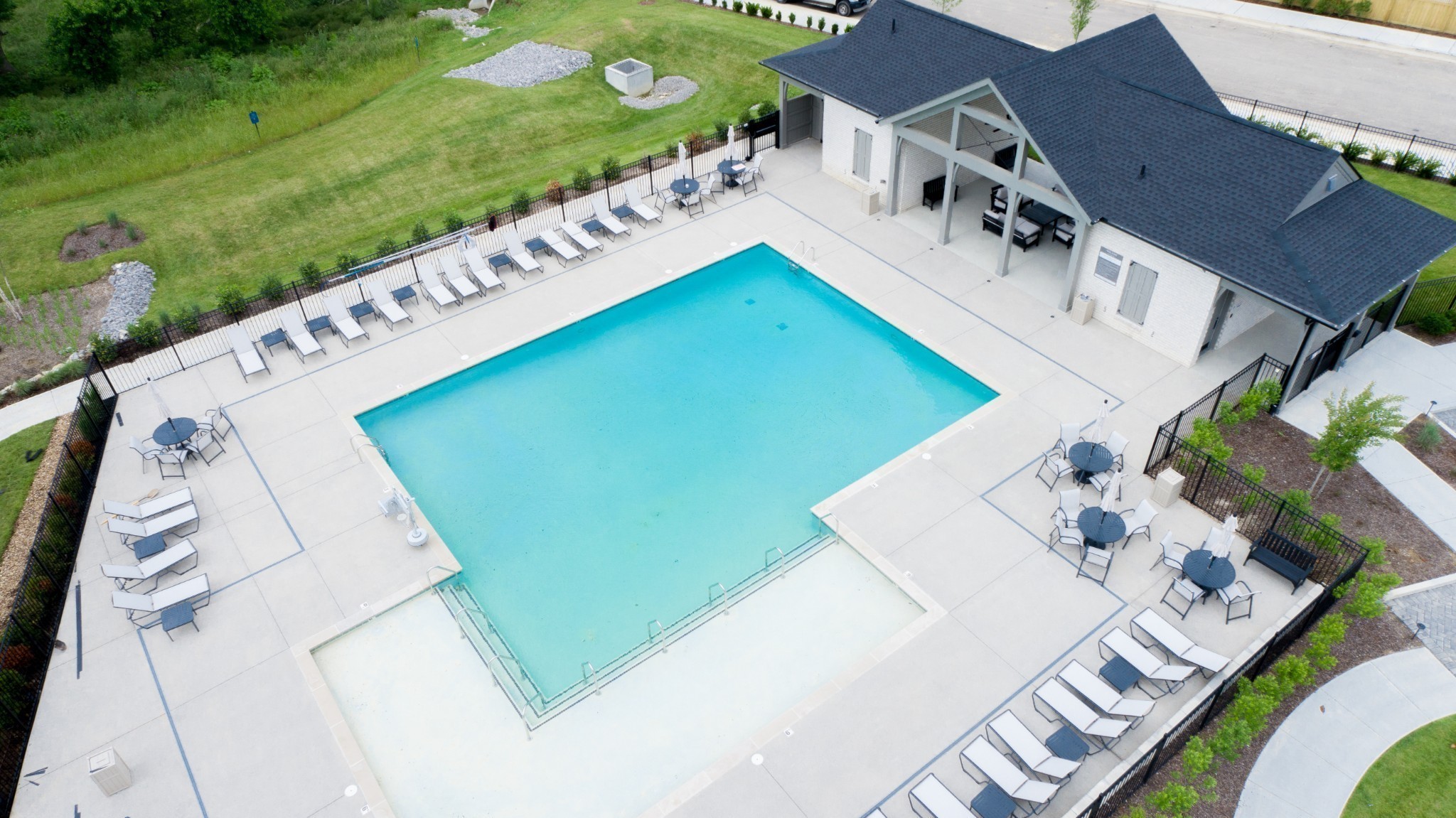 4000 Forestside Drive Franklin, TN 37064 - Photo 7 of 12 an aerial view of a house with a garden and swimming pool