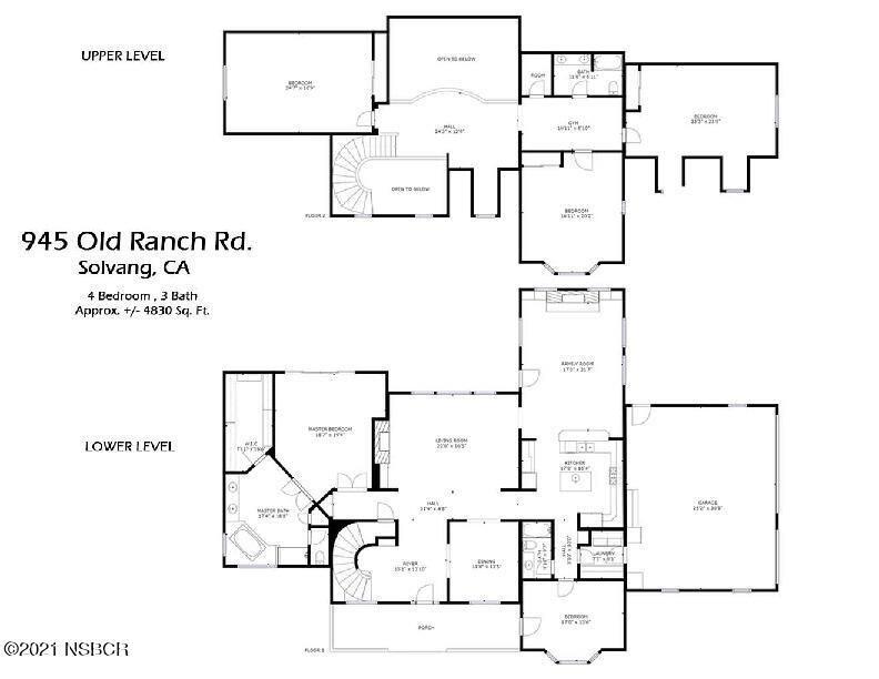 945 Old Ranch Road Solvang, CA 93463 - Photo 35 of 35 floorplan