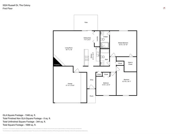 $2,045 | 5524 Russell Drive, The Colony, TX 75056