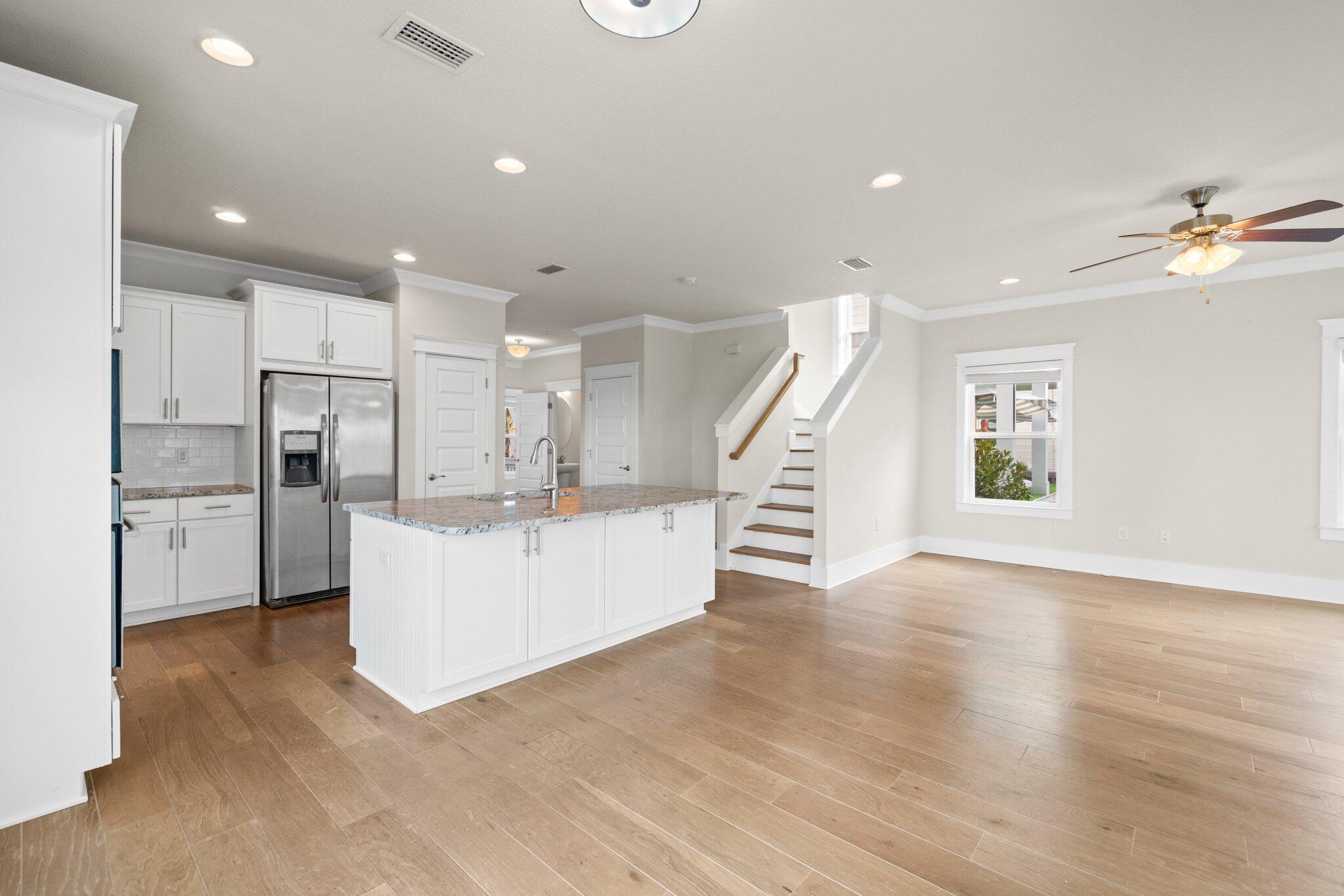 89 Grande Pointe Drive Inlet Beach, FL 32461 - Photo 11 of 47 a view of kitchen with furniture and refrigerator