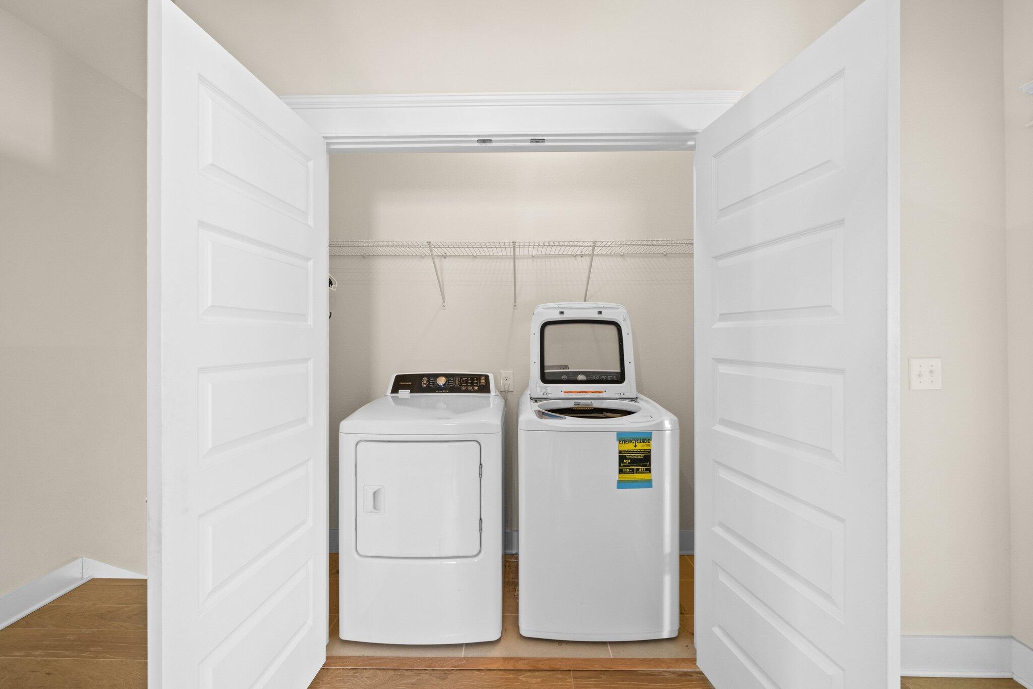 89 Grande Pointe Drive Inlet Beach, FL 32461 - Photo 21 of 47 a utility room with dryer and washer