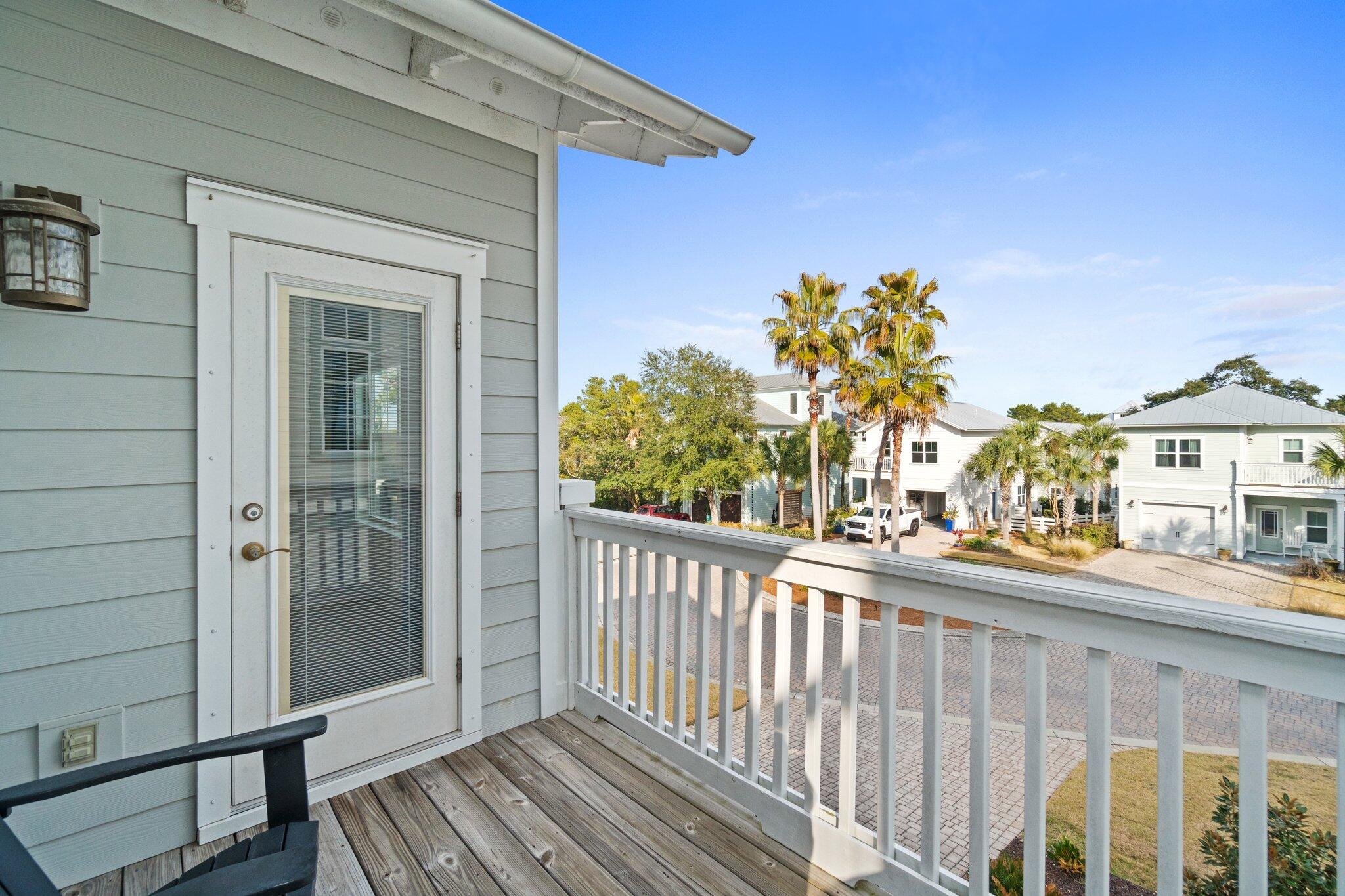 89 Grande Pointe Drive Inlet Beach, FL 32461 - Photo 25 of 47 a view of a balcony with flower plants