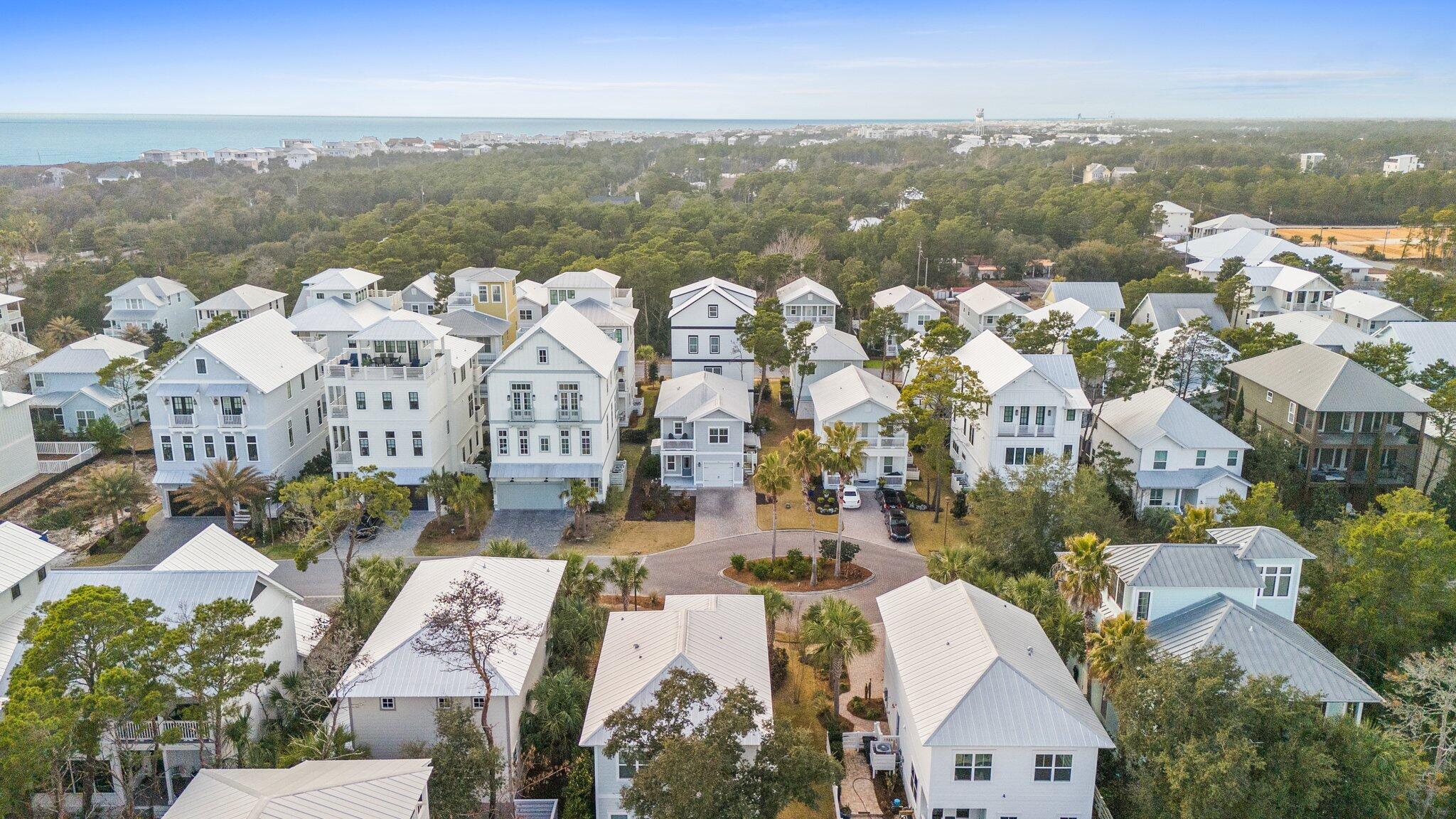 89 Grande Pointe Drive Inlet Beach, FL 32461 - Photo 36 of 47 a view of city with ocean