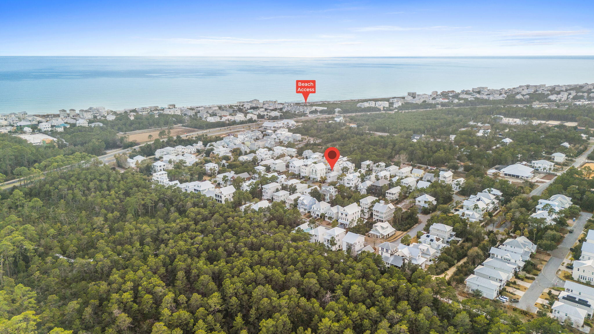 89 Grande Pointe Drive Inlet Beach, FL 32461 - Photo 38 of 47 a street view of city and mountain
