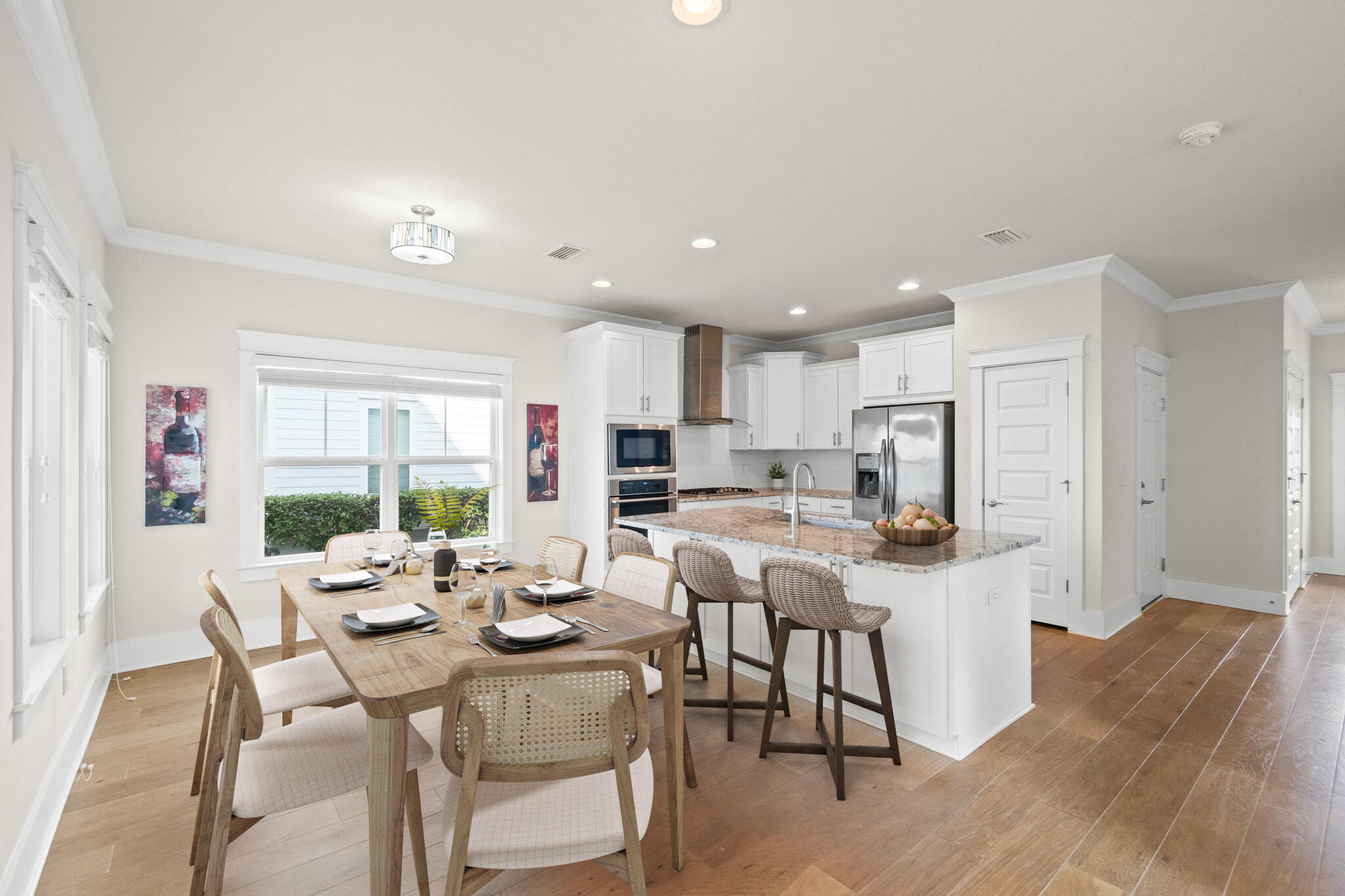 89 Grande Pointe Drive Inlet Beach, FL 32461 - Photo 10 of 47 a view of a dining room with furniture window and wooden floor