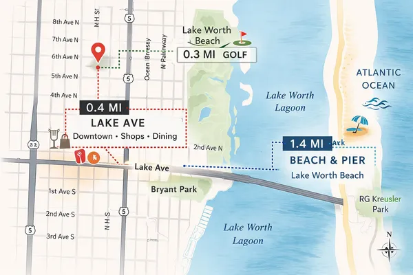 $1,695 | 509 6th Avenue North, Unit 3B, Lake Worth Beach, FL 33460