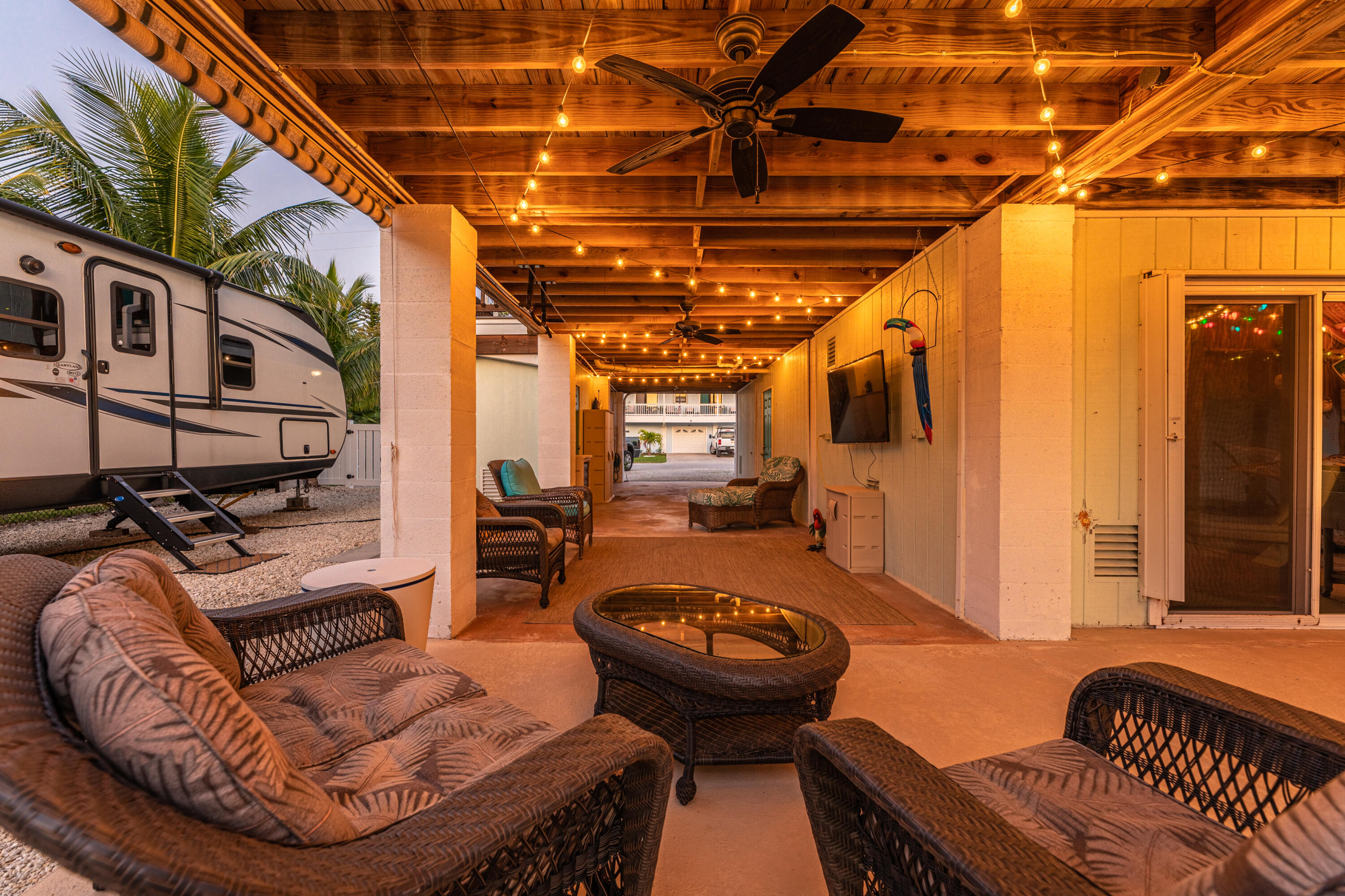 Twilight Outdoor Area