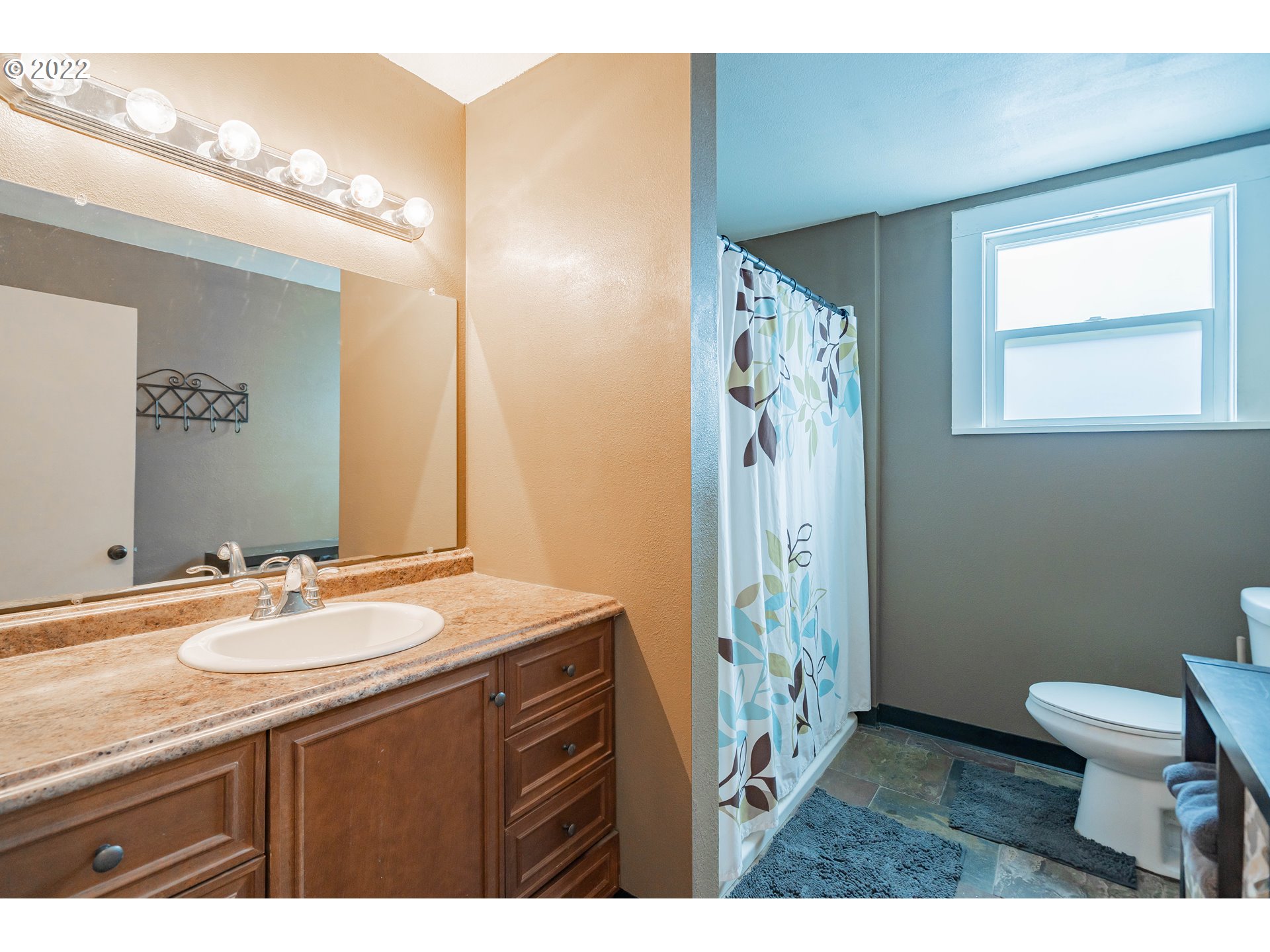 111 South 3rd Avenue Ridgefield, WA 98642 - Photo 18 of 32 a bathroom with a sink a toilet a light fixture and a mirror