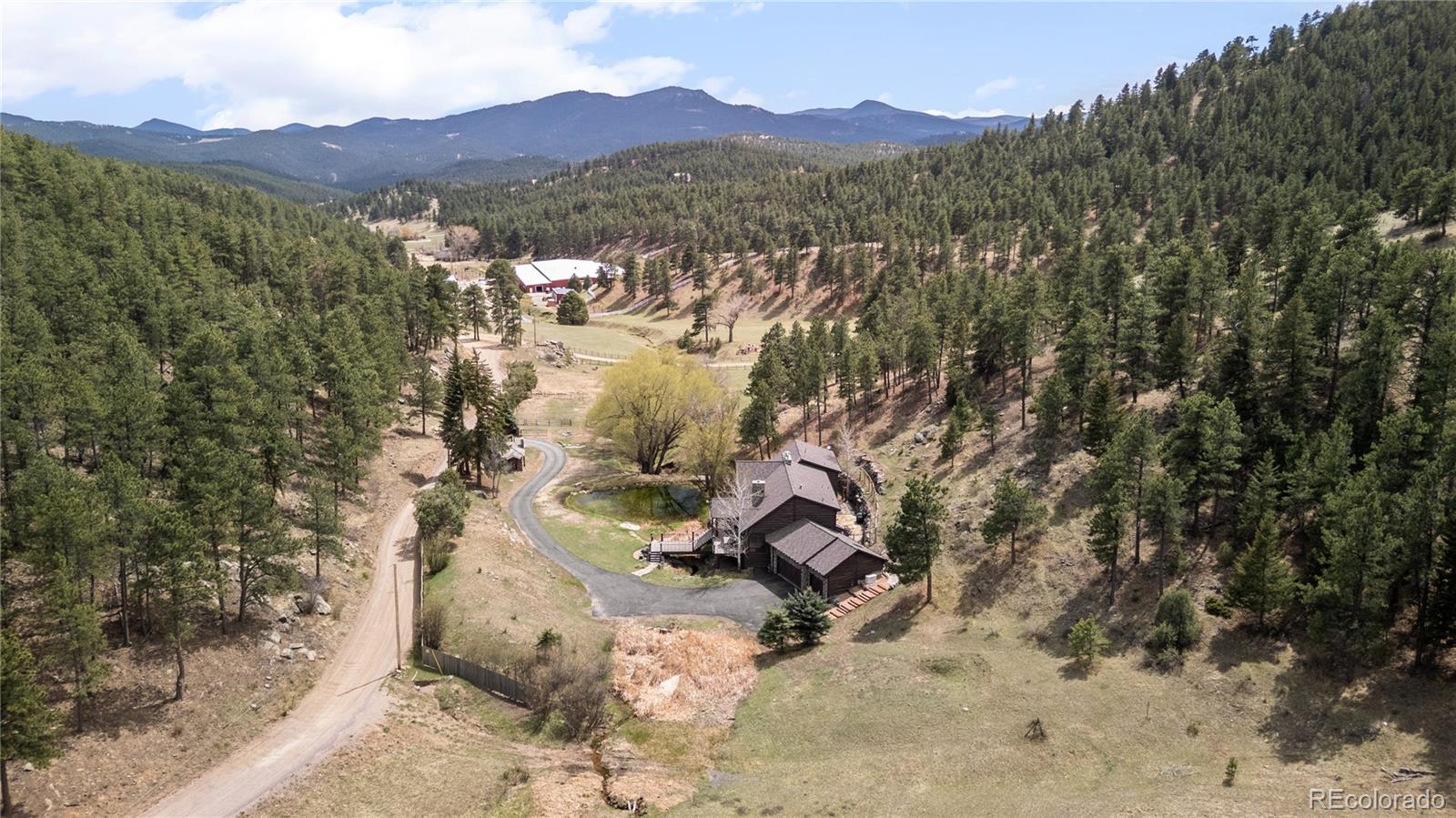 1733 Swede Gulch Road Evergreen, CO 80439 - Photo 50 of 50 a view of a city with mountain