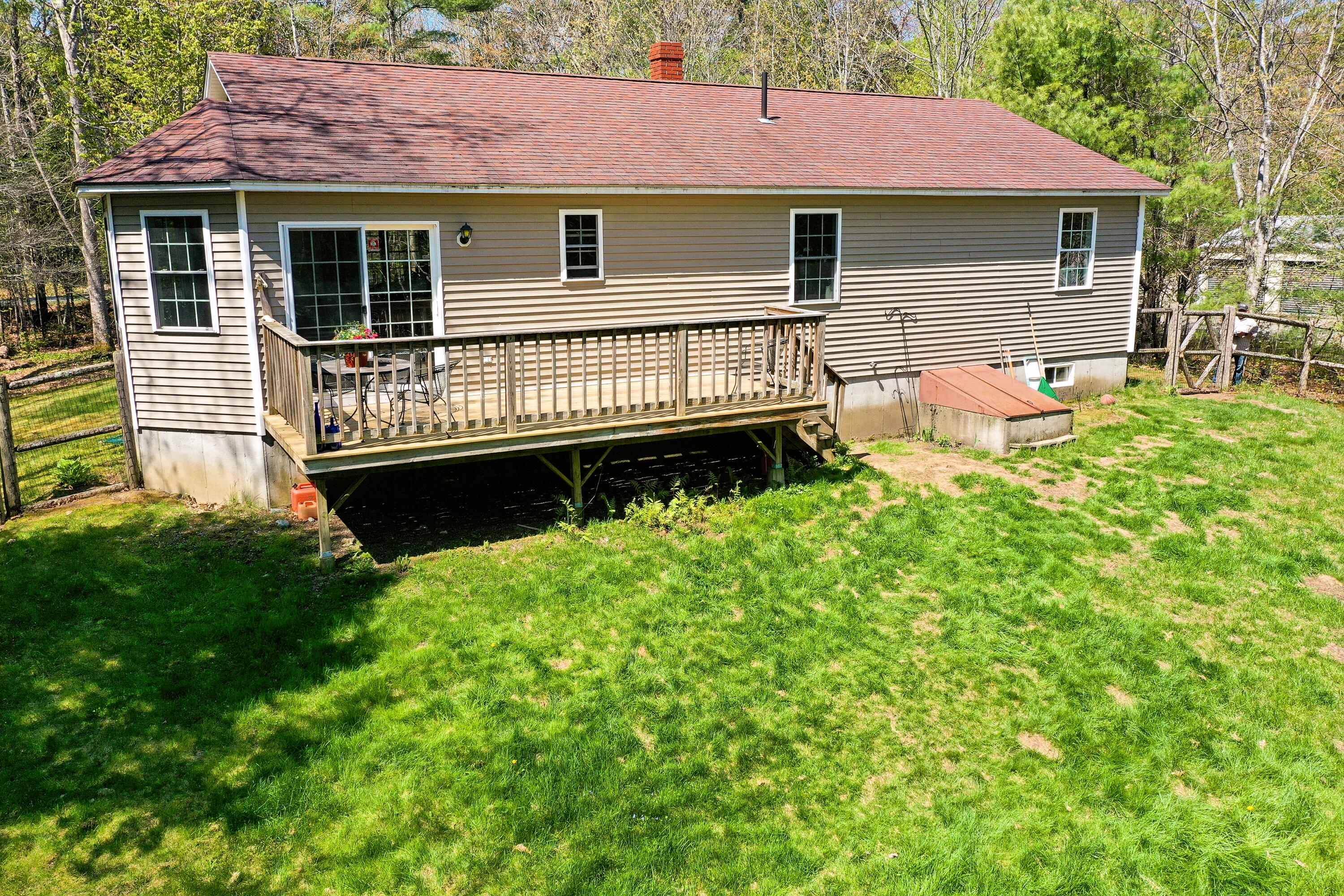 537 Slab City Road Lincolnville, ME 04849 - Photo 3 of 35 Back Yard - Fenced In