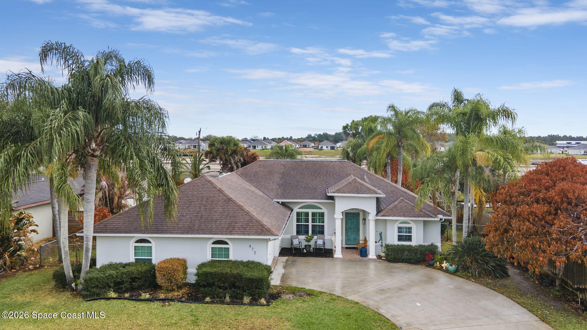 472 Arbor Street Sebastian, FL 32958 - Photo 1 of 33 a aerial view of a house next to a yard