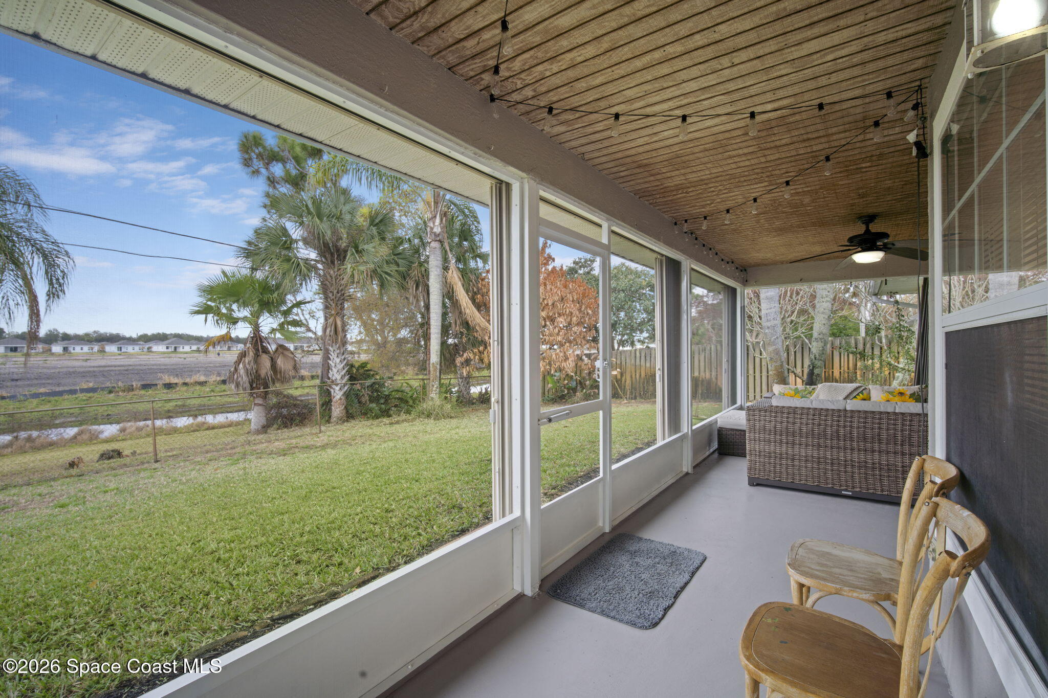472 Arbor Street Sebastian, FL 32958 - Photo 26 of 33 a view of a porch and garden
