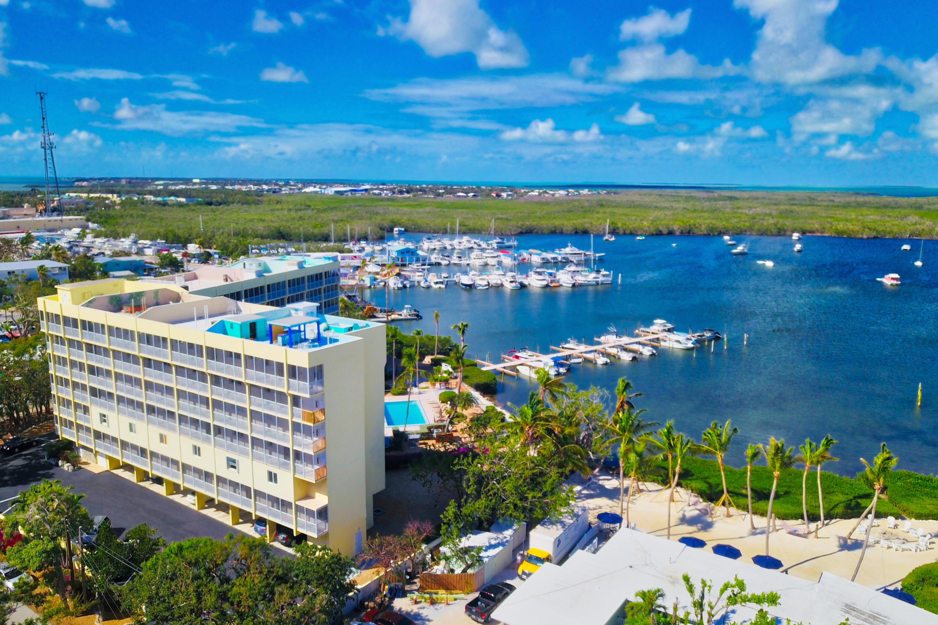 200 Harborview Drive, Unit PH 4 Tavernier, FL 33070 - Photo 33 of 33 a view of a city with an ocean view
