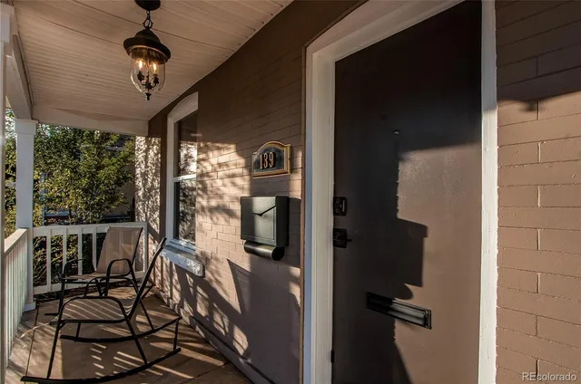 a view of a room with furniture window and outside view
