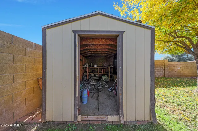 a view of a door in the house