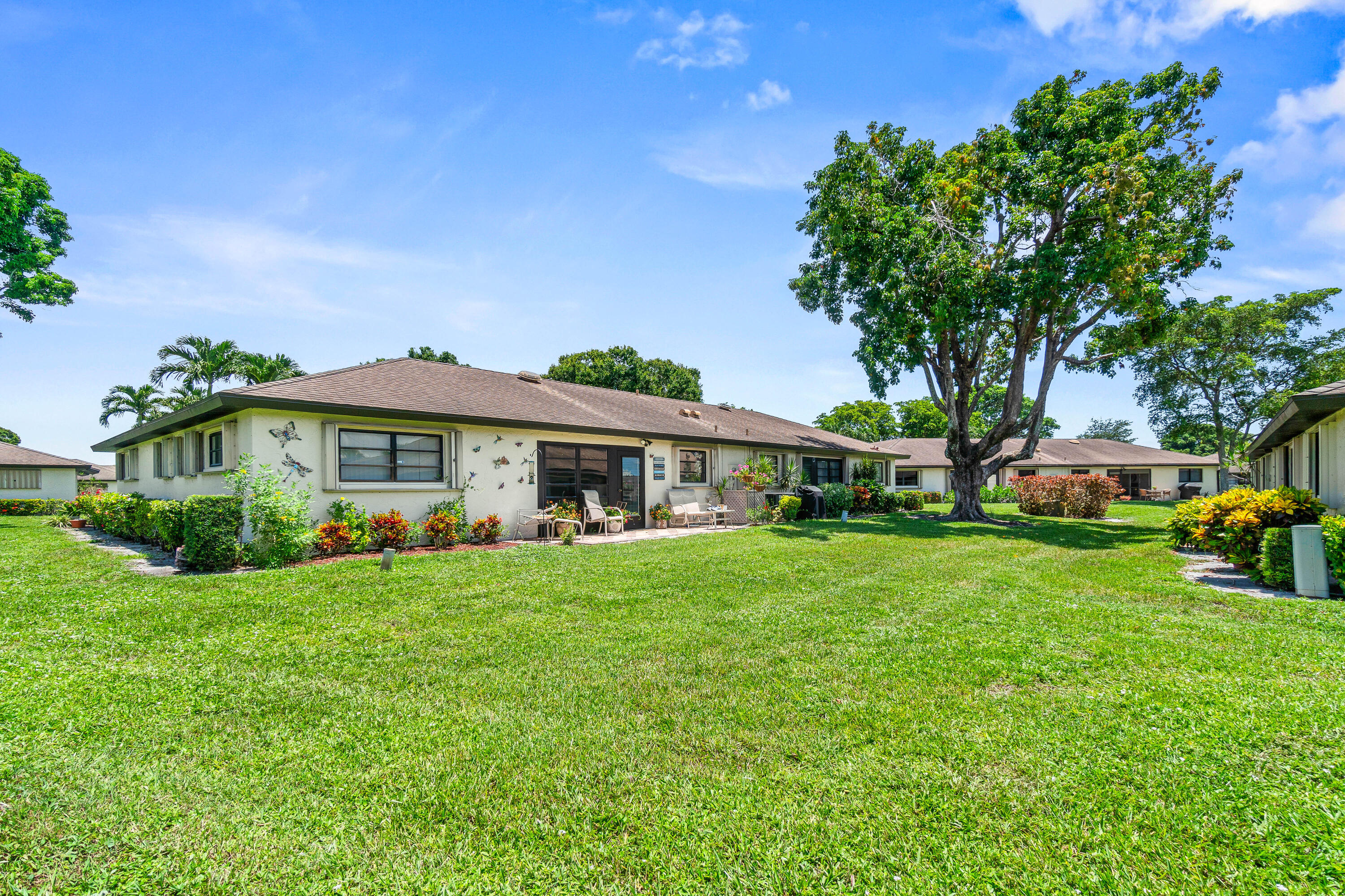 4897 Hawkwood Road, Unit A Boynton Beach, FL 33436 - Photo 22 of 25 Back of Villa