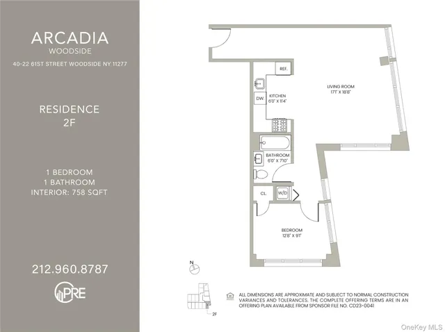 $795,000 | 40-22 61st Street, Unit 2F | Woodside