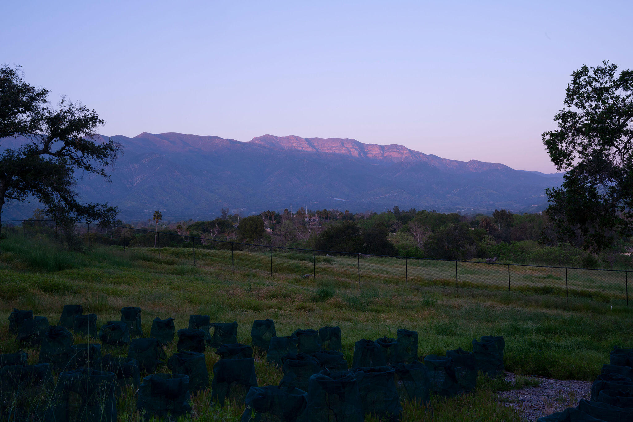 0 San Antonio Street Ojai, CA 93023 - Photo 40 of 73 a view of a lush green hillside and a fire pit