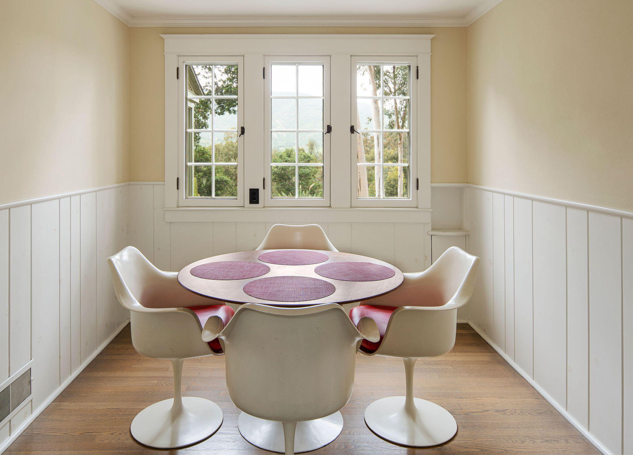 0 San Antonio Street Ojai, CA 93023 - Photo 45 of 73 a dining room with furniture and a window