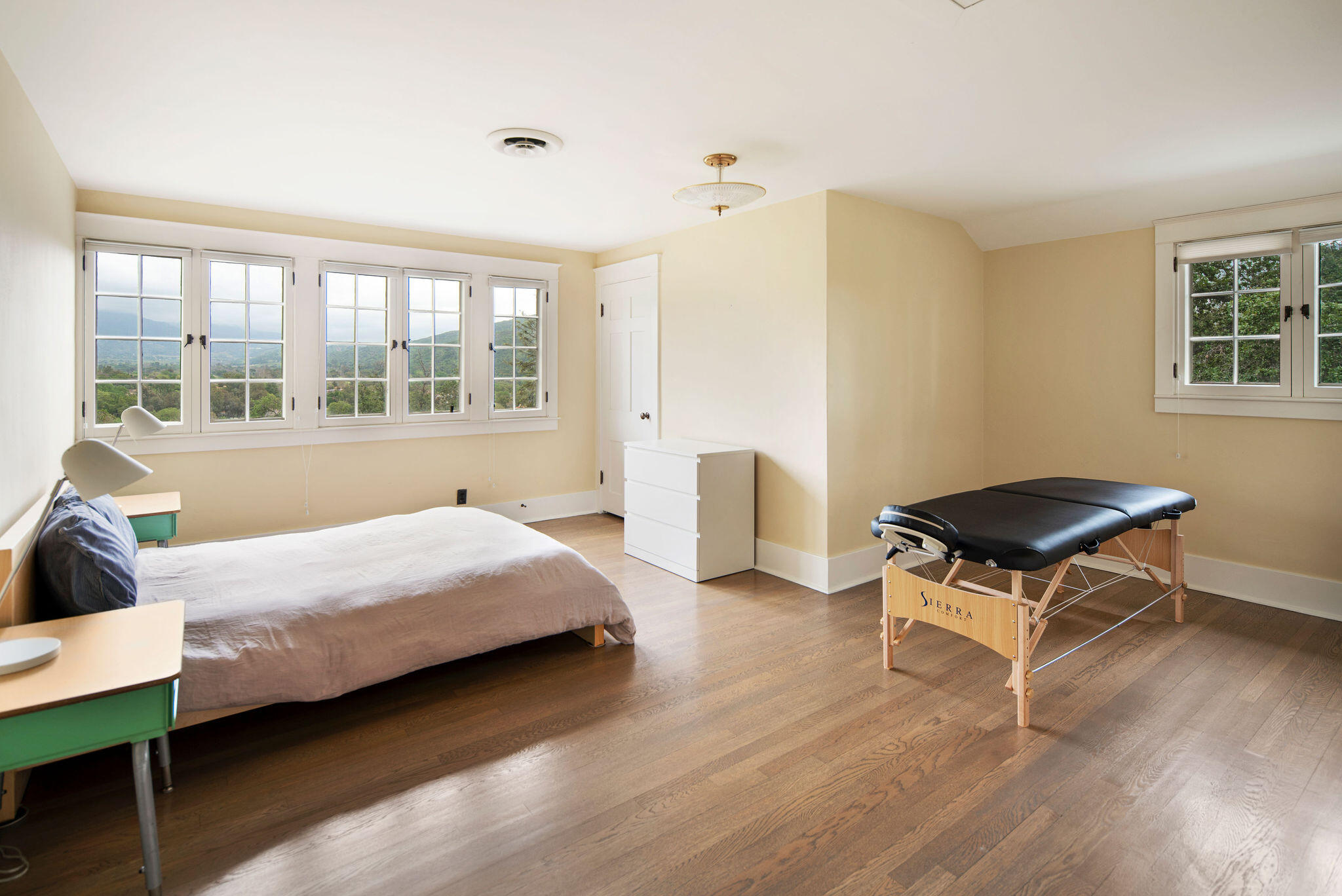 0 San Antonio Street Ojai, CA 93023 - Photo 49 of 73 a bedroom with a bed window and a table