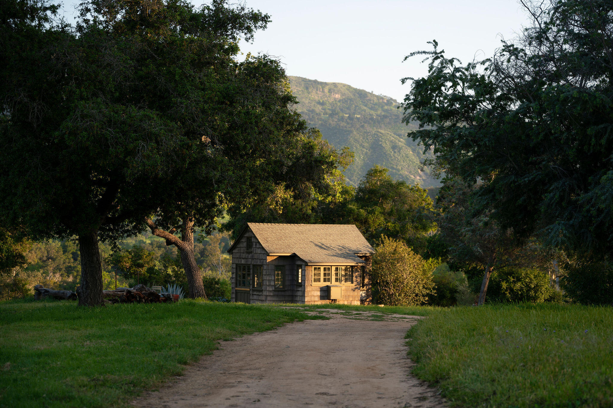 0 San Antonio Street Ojai, CA 93023 - Photo 52 of 73 a view of a big house with a big yard and large trees