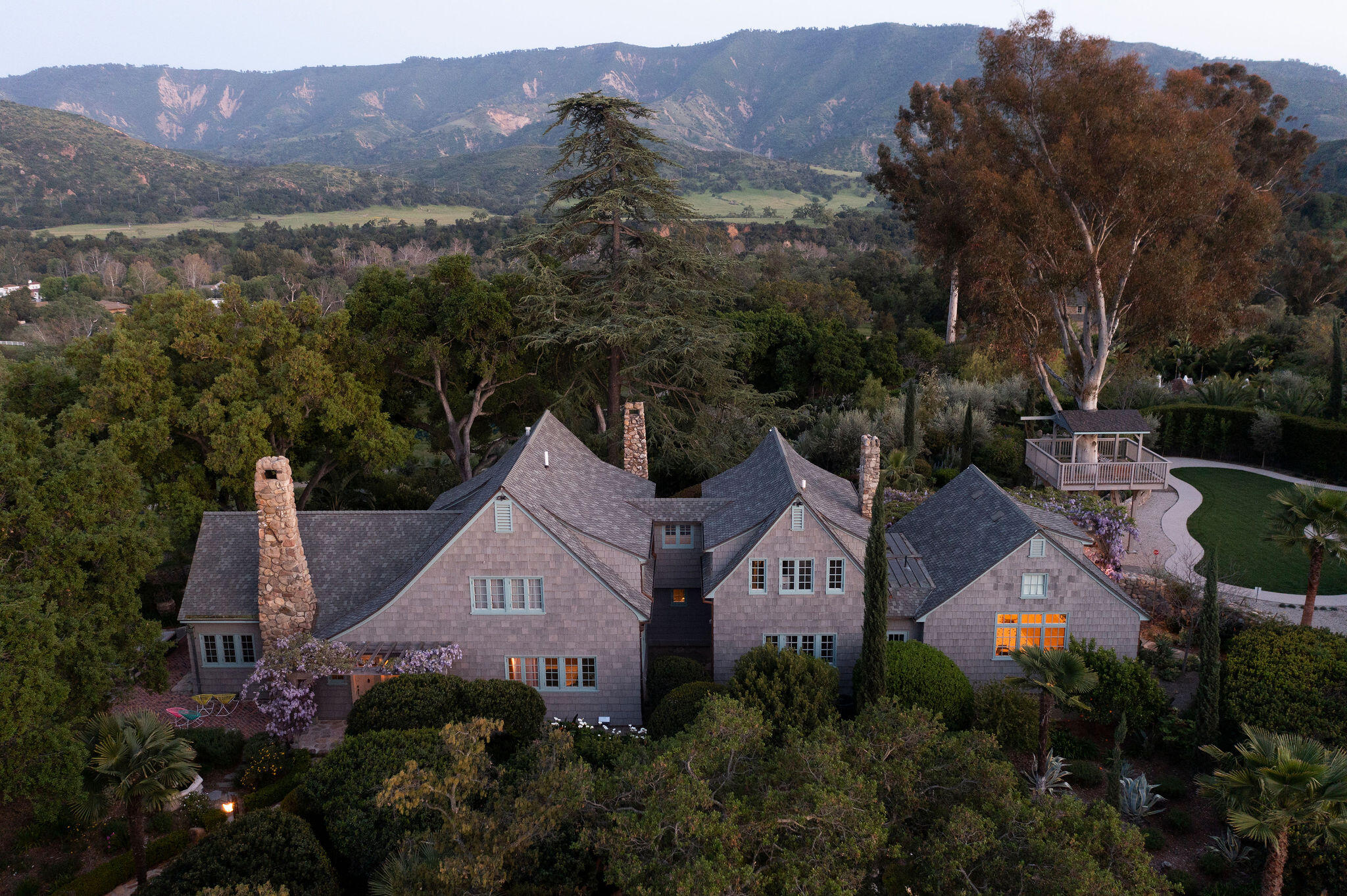 0 San Antonio Street Ojai, CA 93023 - Photo 6 of 73 an aerial view of a house