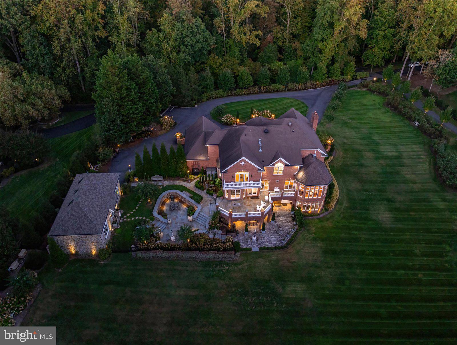 Private gated estate w/elevator on almost 3 acres