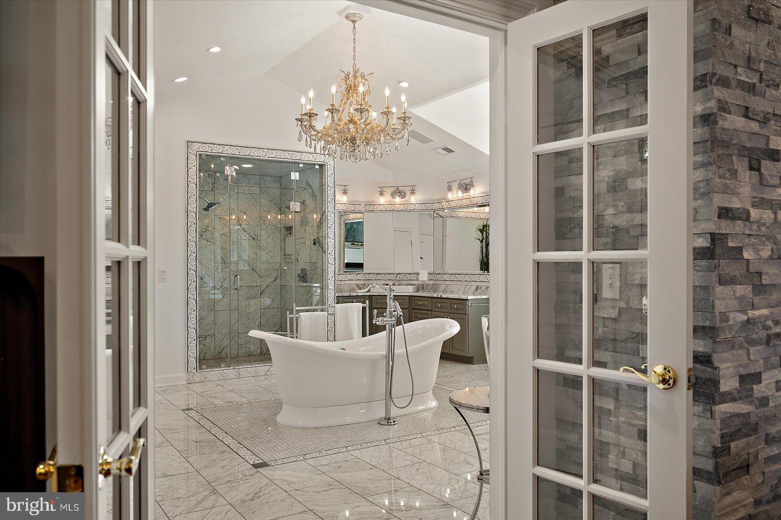 17 Perder Lane Edgewater, MD 21037 - Photo 46 of 115 Elegant marble, Shonbek Chandelier