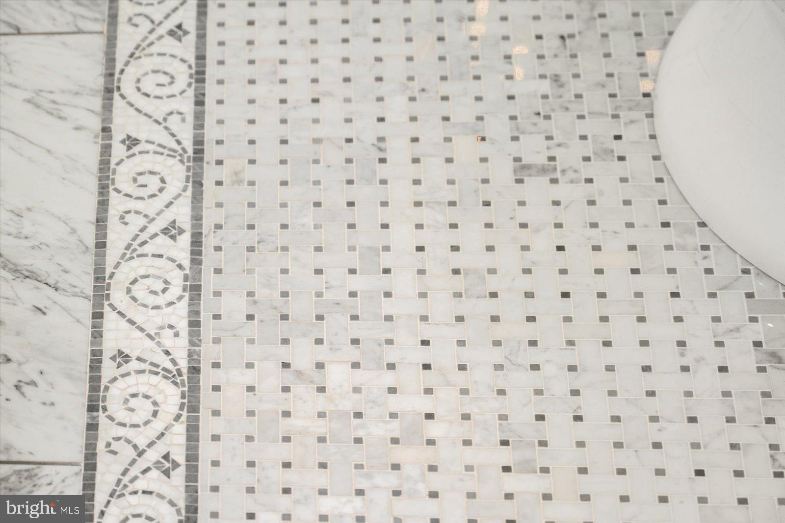 17 Perder Lane Edgewater, MD 21037 - Photo 52 of 115 a bathroom with a black and white shower curtain