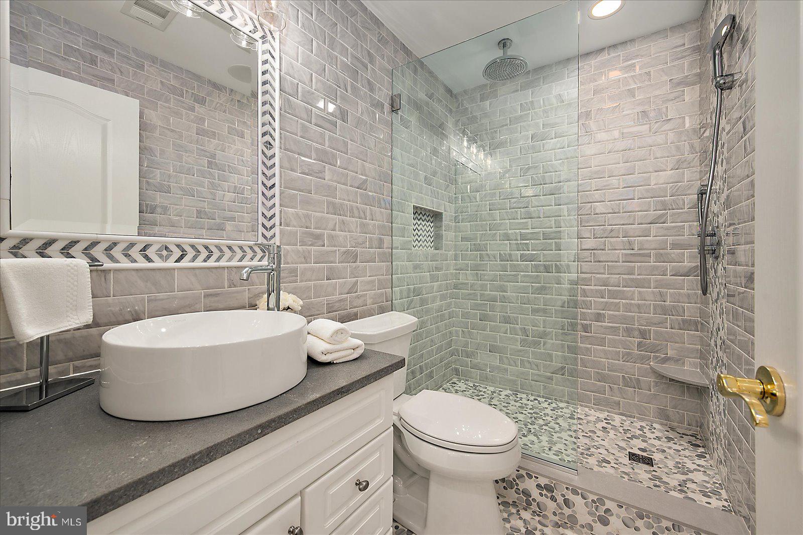 17 Perder Lane Edgewater, MD 21037 - Photo 77 of 115 a bathroom with a sink a toilet and shower