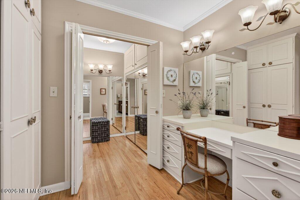 8349 Kim Road Jacksonville, FL 32217 - Photo 34 of 73 a spacious bathroom with a granite countertop sink mirror and shower