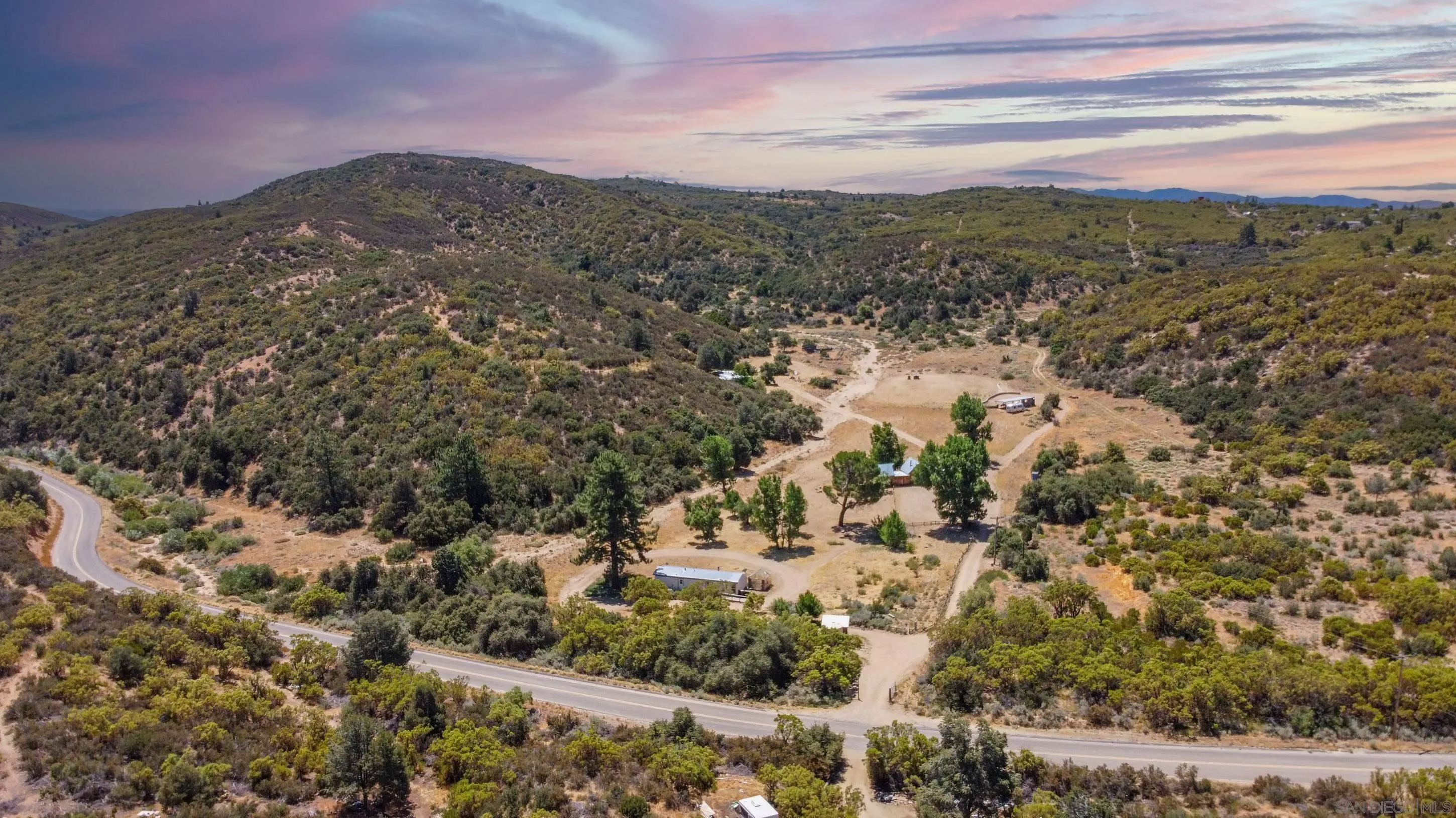 60815 Burnt Valley Road Anza, CA 92539 - Photo 2 of 40 a view of a city with mountains in the background