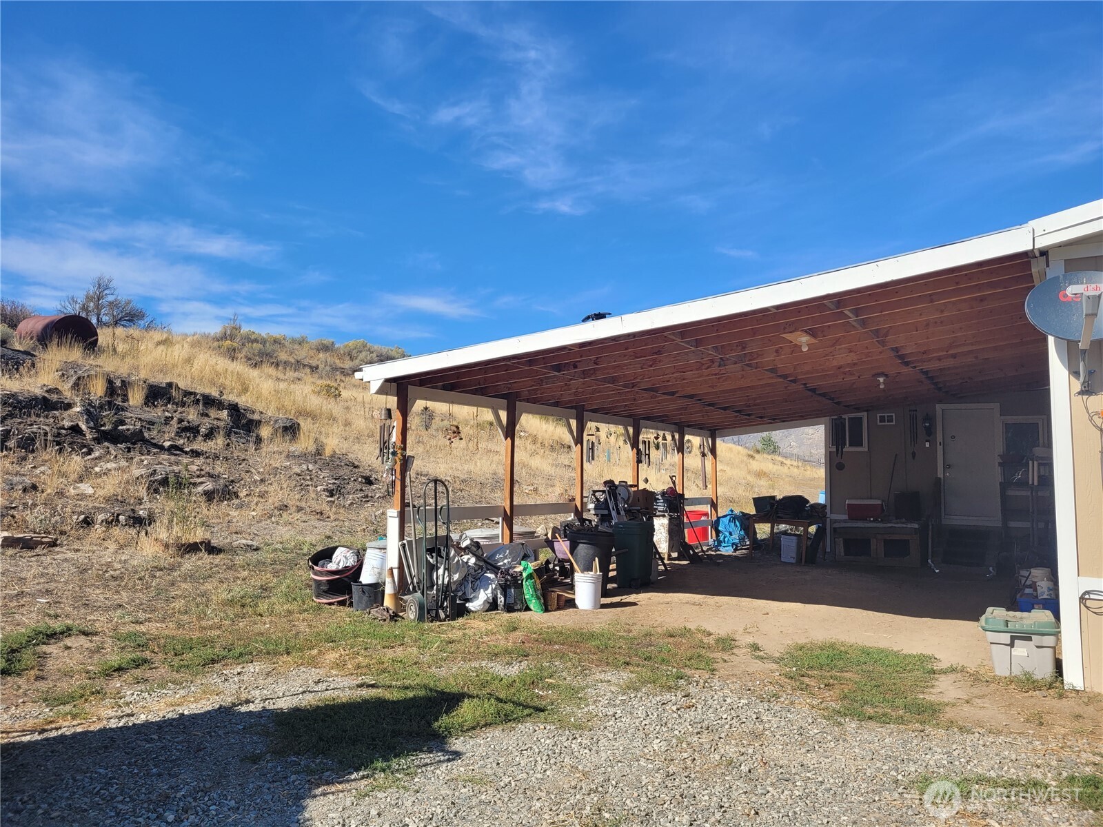 20 Round Up Road Oroville, WA 98844 - Photo 16 of 39 a view of a basket ball ground