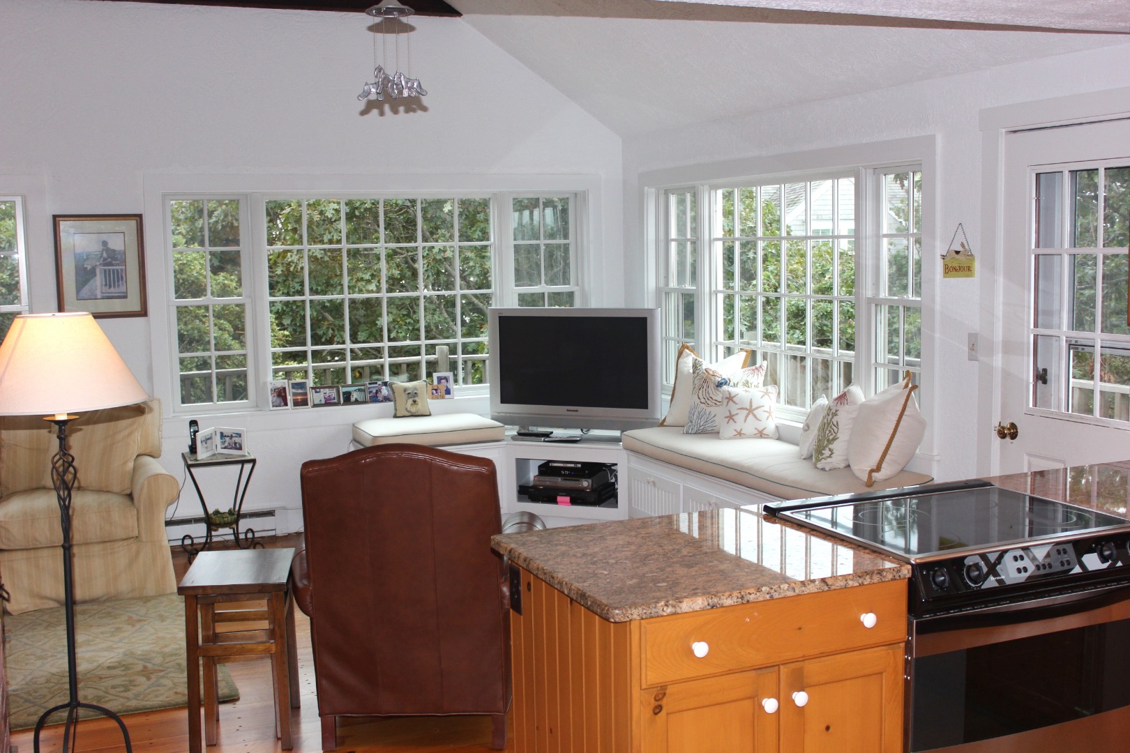 3 Nichols Road Nantucket, MA 02554 - Photo 18 of 59 large picture windows allow natural light to pour in