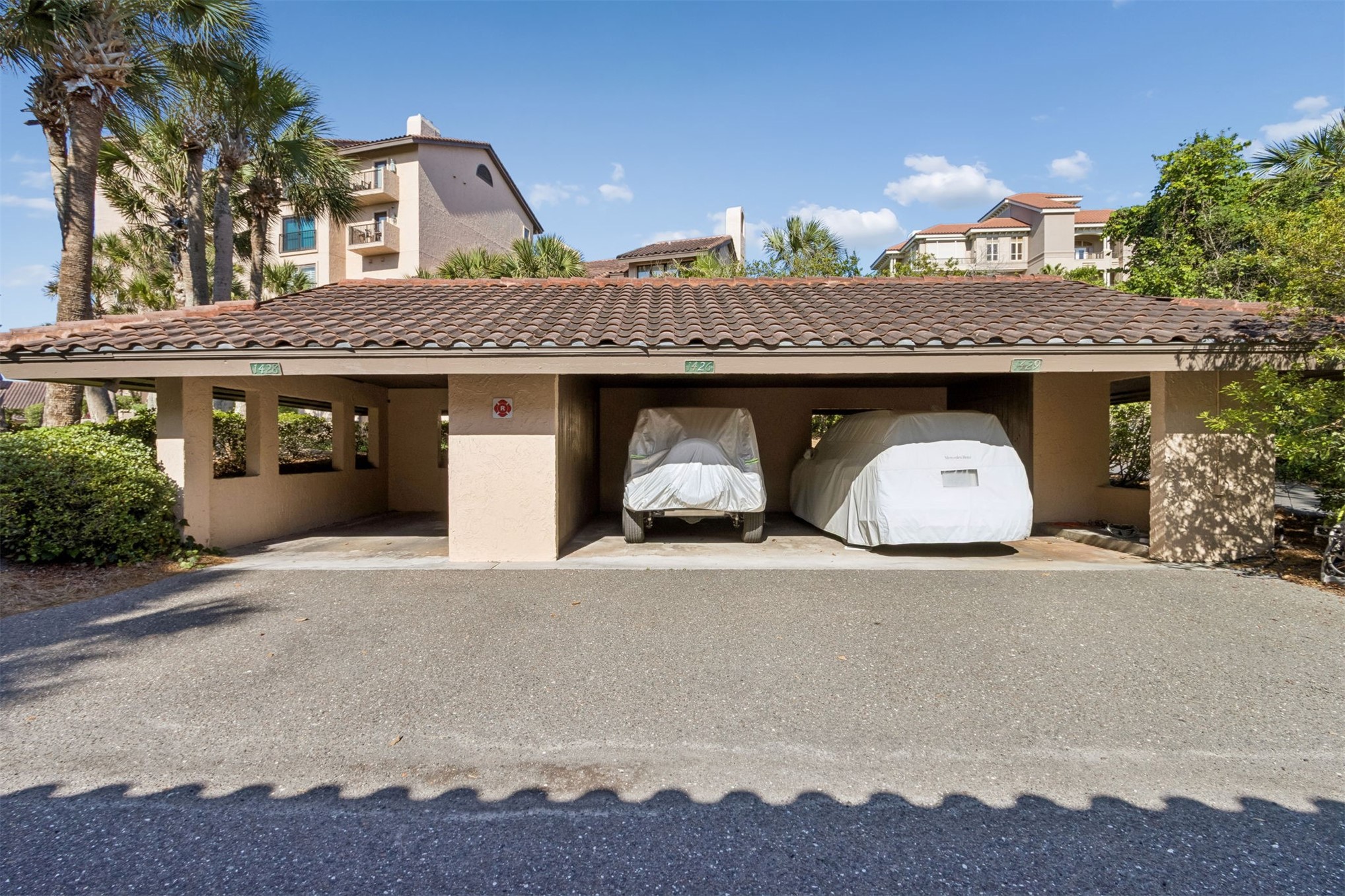 1426 Beach Walker Road Fernandina Beach, FL 32034 - Photo 49 of 87 Single Assigned Garage Space (covered vehicle on left)