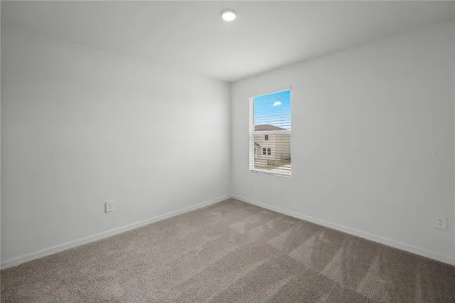 a view of a closet area