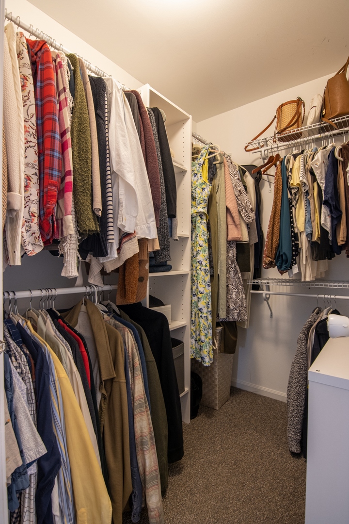 1213 Koster Court Geneva, IL 60134 - Photo 13 of 30 a view of walk in closet with clothes and shoes