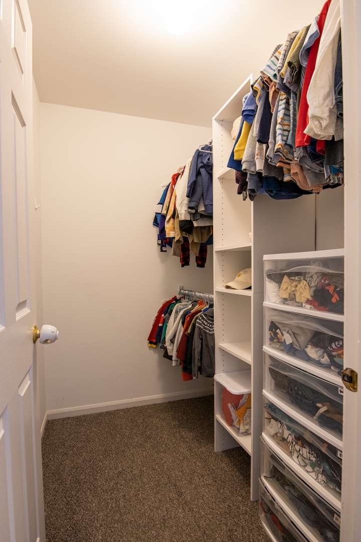1213 Koster Court Geneva, IL 60134 - Photo 17 of 30 a view of walk in closet with clothes and shoes
