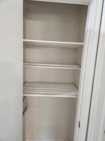 a close view of closet
