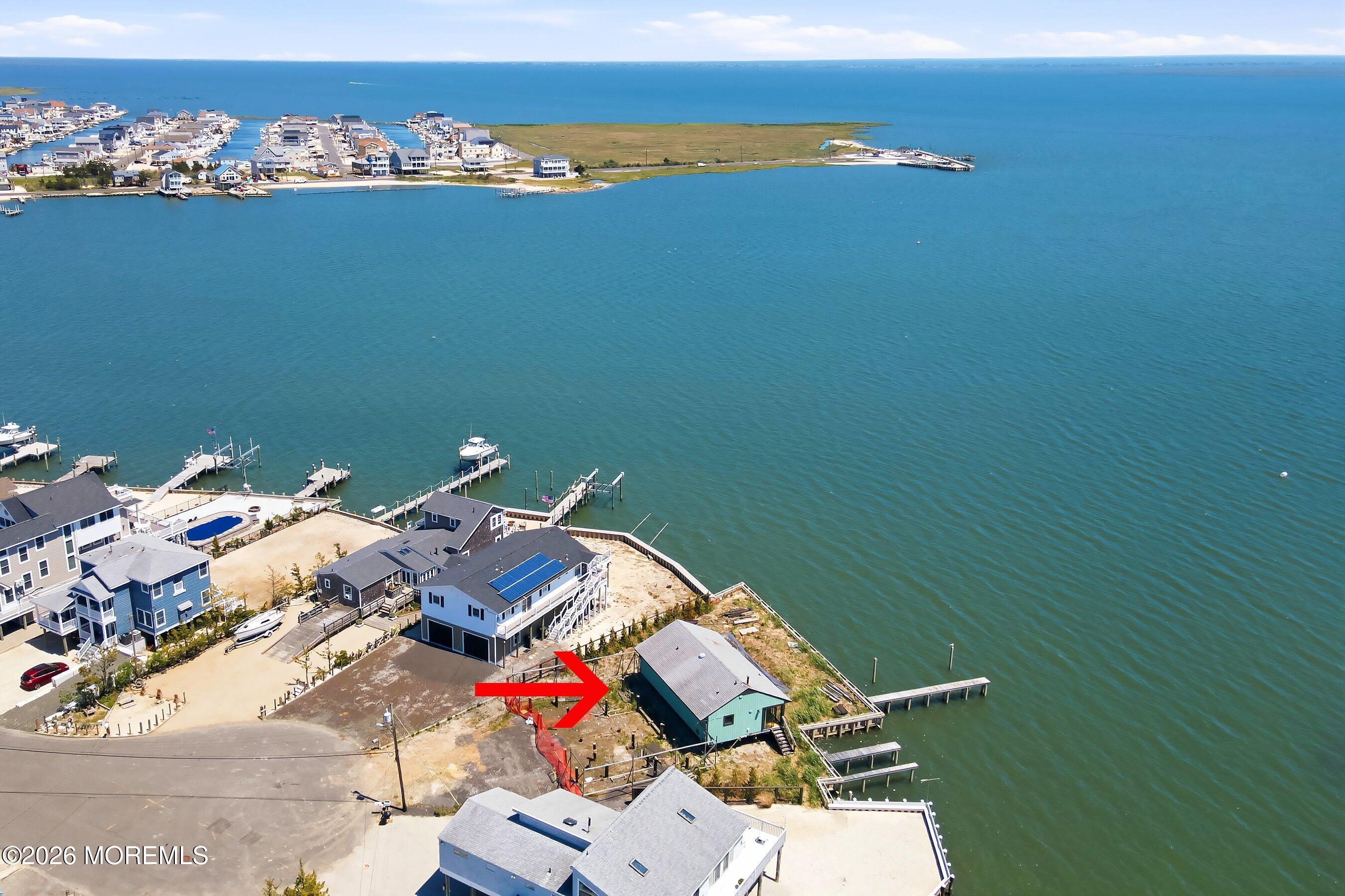 48 Parker Road Tuckerton, NJ 08087 - Photo 19 of 35 an aerial view of a house with a ocean view