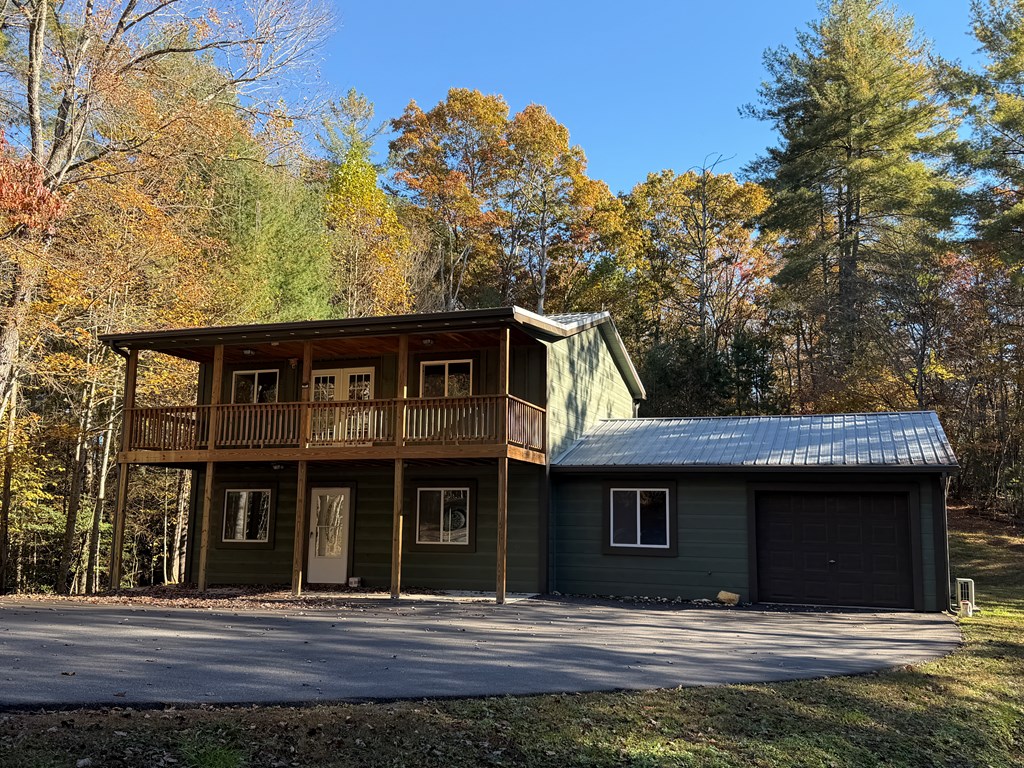 380 Hardscrabble Road Mineral Bluff, GA 30559 - Photo 61 of 75 Rear Elevation w/Big Back Yard for Parties