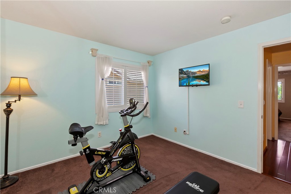 9609 Heartland Place Rancho Cucamonga, CA 91730 - Photo 40 of 48 4th bedroom is being utilized as an exercise room.