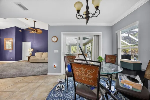 a living room with furniture and window