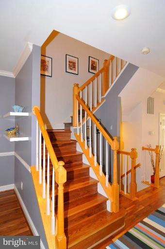 9404 Regency Crest Drive Vienna, VA 22181 - Photo 18 of 30 a view of entryway and hall with wooden floor